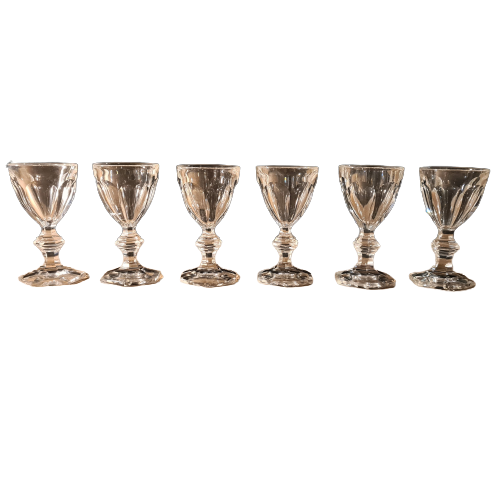 Harcourt glasses 6 Porto glasses from Baccarat