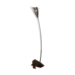 lampadaire fleur métallique