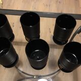 6 verres noirs (Broadway Dept. Store)