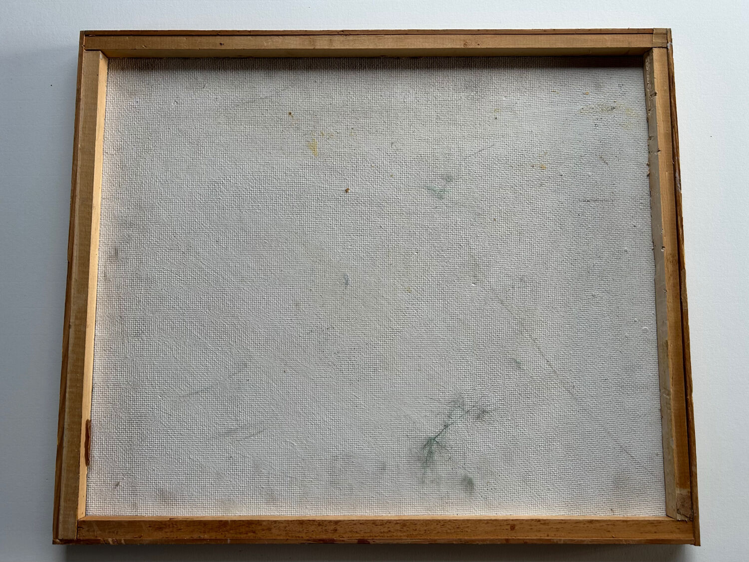 Oil on panel, Fisherman on the Marne, M. Tassart. 1955