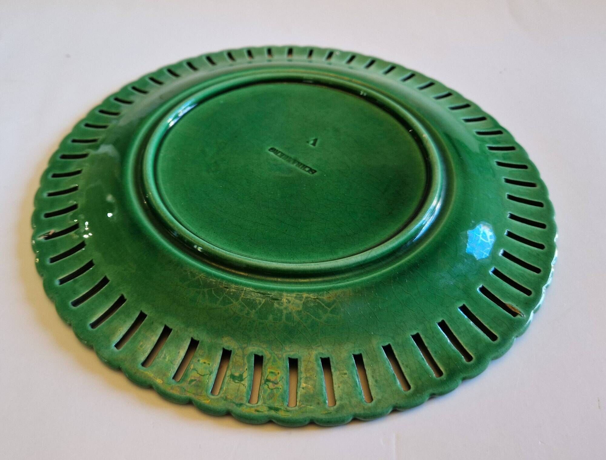 3 German porcelain plates from Schramberg, early 20th century.