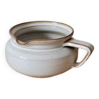Stoneware sauce boat Manufacure Mongolfier France