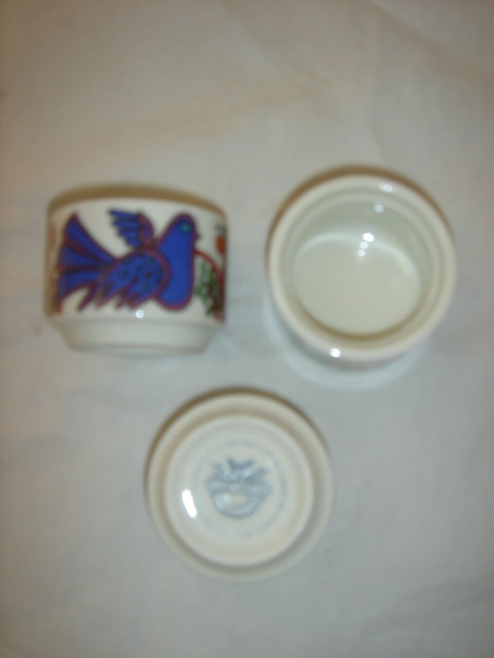 Acapulco porcelain egg cups Villeroy & Bosch 1970