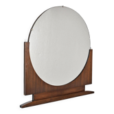 Grand miroir Art Déco en palissandre, France, circa 1930
