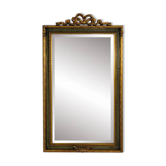 Rectangular trumeau style mirror