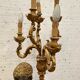 Torchère decoration of a nubian in wood and gilded stucco XX century