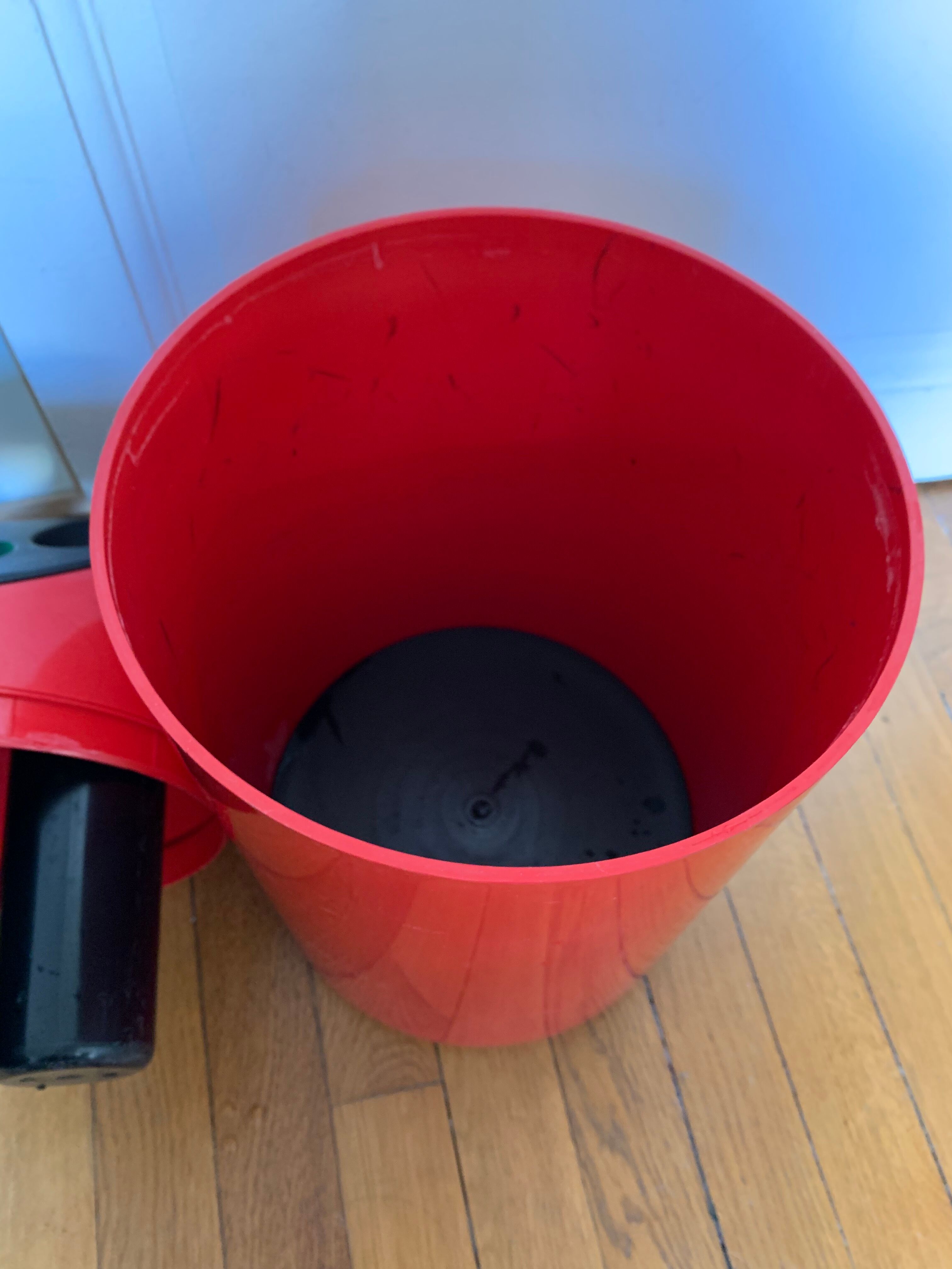 Umbrella holder Samp 70s red and black