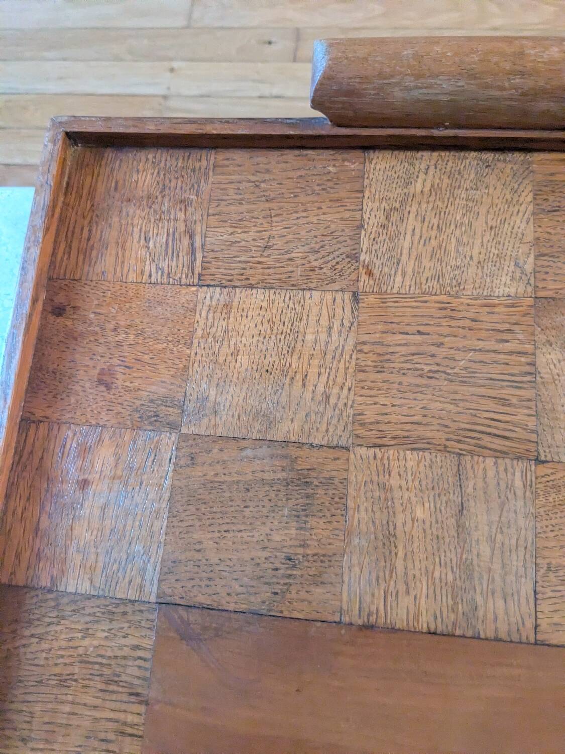 Wooden vintage platter