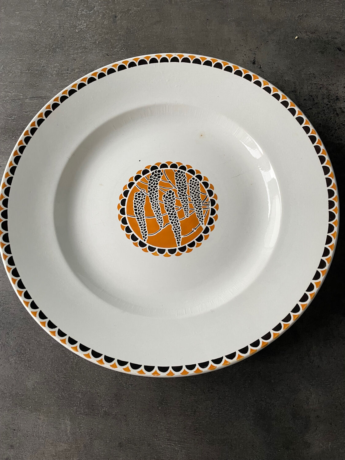 Vintage Sarreguemines dish