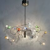 Harco Loor style Strawberry design hanging lamp , 1990’s