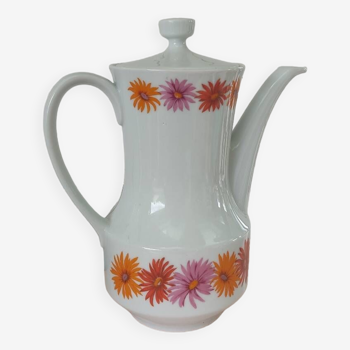 Seltmann Bavarian porcelain floral pattern coffee pot