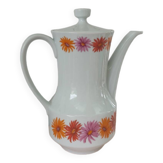Cafetière motif floral porcelaine bavaroise seltmann