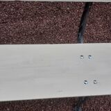 Garden bench with old cast-cast-or-cast-or-cast foot