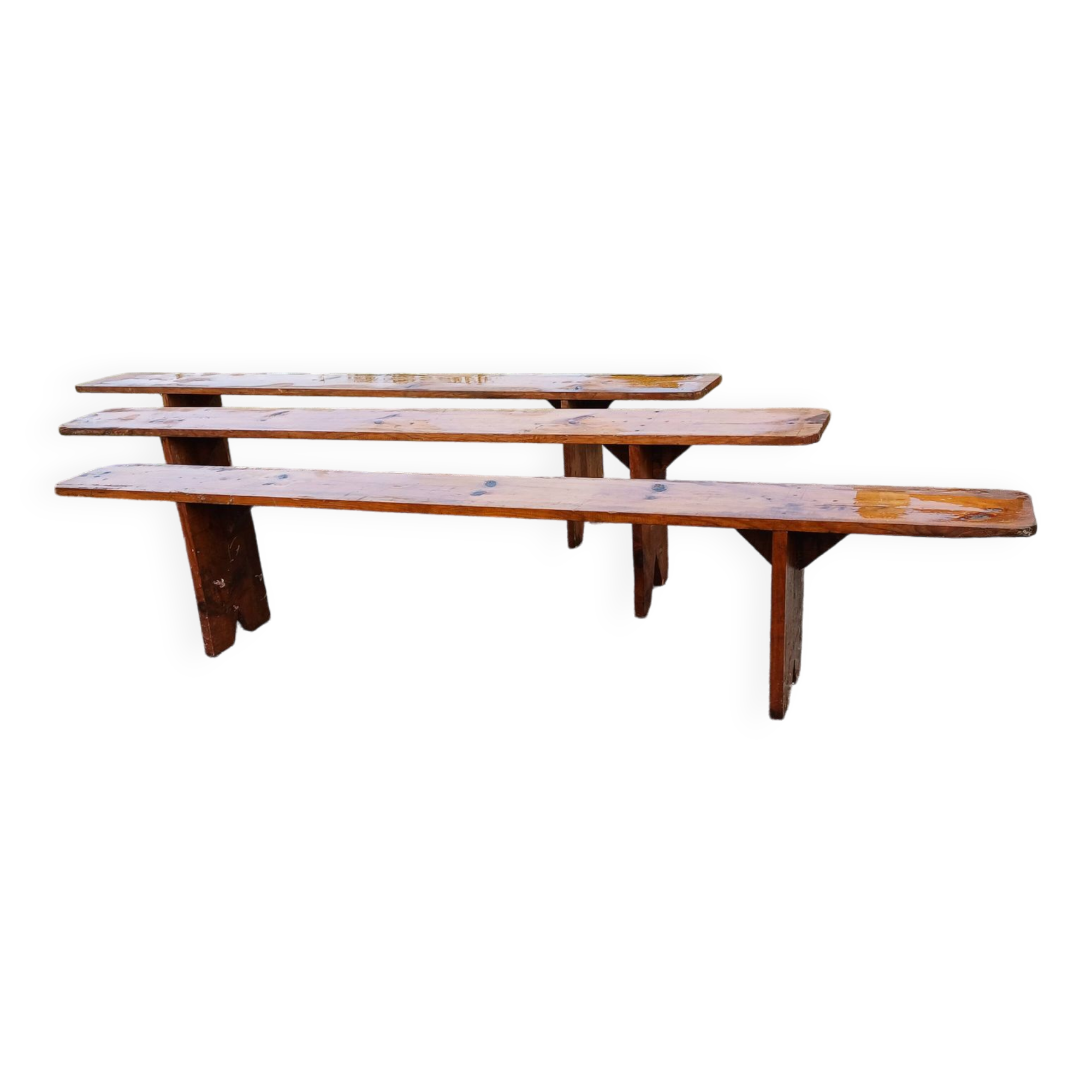 3 Pine Benches