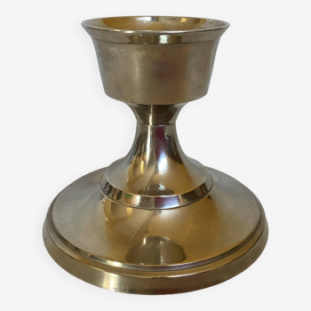 Silver candle holder