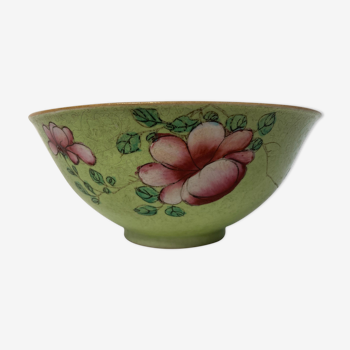 Bol chinois vert porcelaine XXème