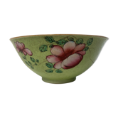 Old large Chinese bowl green porcelain XXth