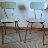 Lot of vintage formica chairs