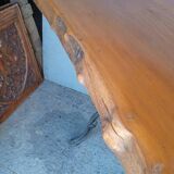 Bistro table with brutalist plane tree top for 4 people.