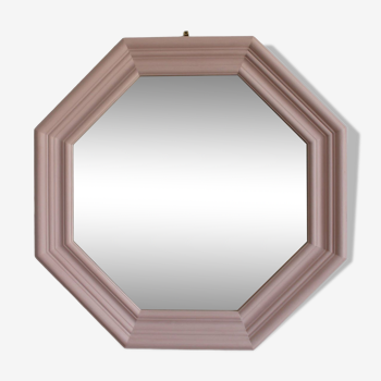 Pink hexagonal mirror