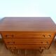 Commode pieds compas 1950 mid-century vintage