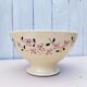 Earthenware bowl luneville vintage 18cm diameter