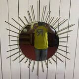 Golden metal sun mirror year 60