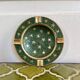 Cloisonné brass ashtray with star decoration