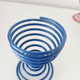 Set of 6 spring, spiral egg cups