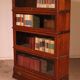 Globe Wernicke Library in oak with 4 pieces and drawers.