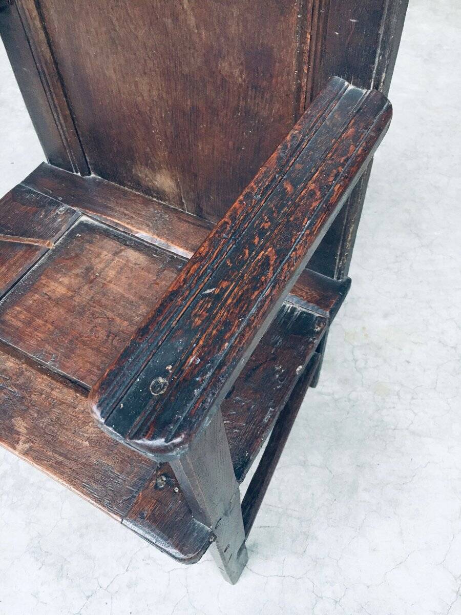 19th Century Primitive Folk Art Armchair