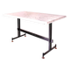 Vintage Carrara marble coffee table, Italy 1960