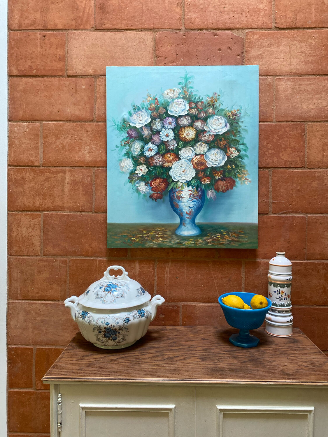 Vintage oil on canvas