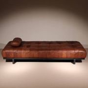 Daybed ‚DS-80‘ in Cognac Patchwork Leather by De Sede | Switzerland 1970s