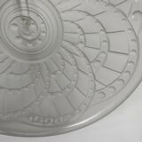 Cup art deco frosted glass model arc by Jacques Landier 35 cms