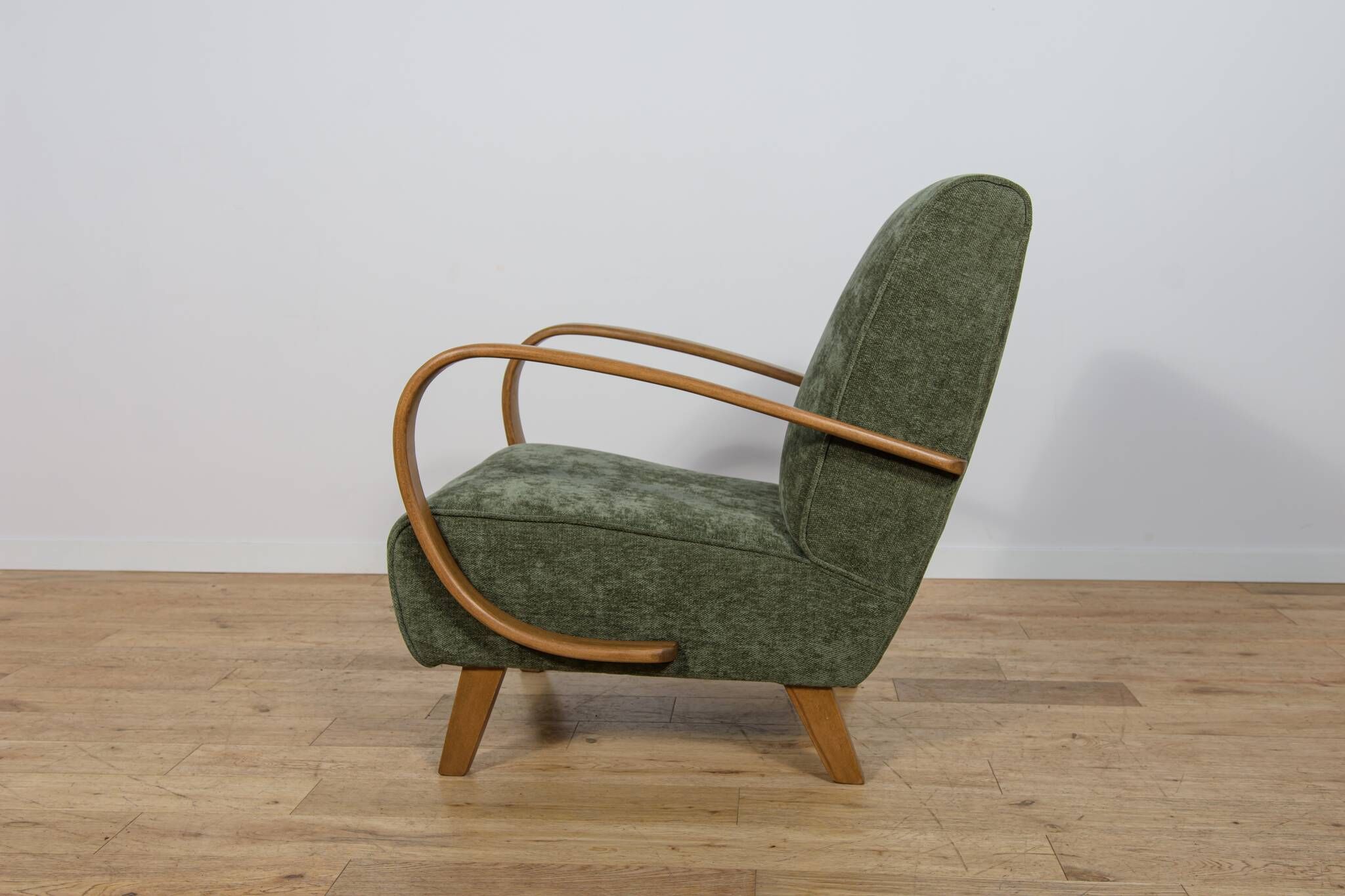 Model H 410 Armchairs by Jindřich Halabala for Up Závody, 1930s, Set of 2