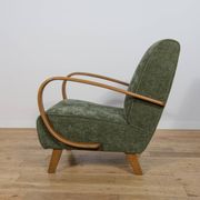 Model H 410 Armchairs by Jindřich Halabala for Up Závody, 1930s, Set of 2