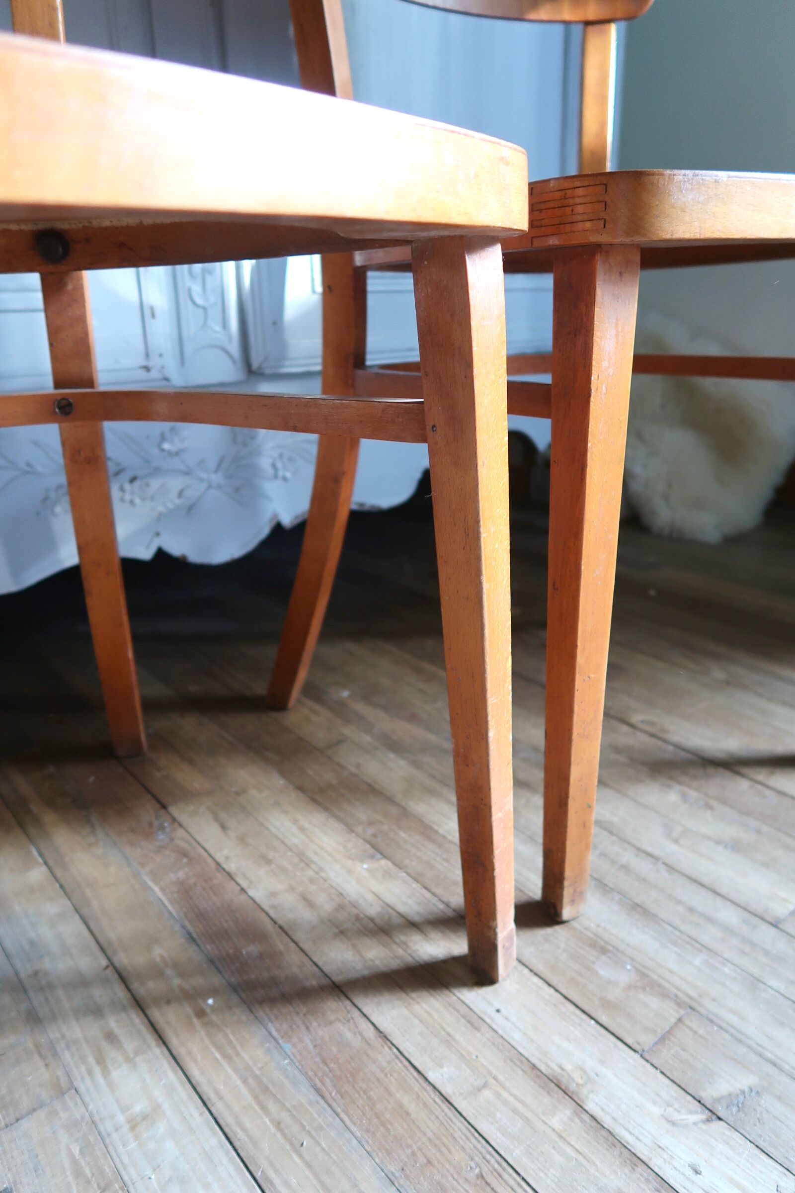 Lot de 2 chaises bistrot Thonet