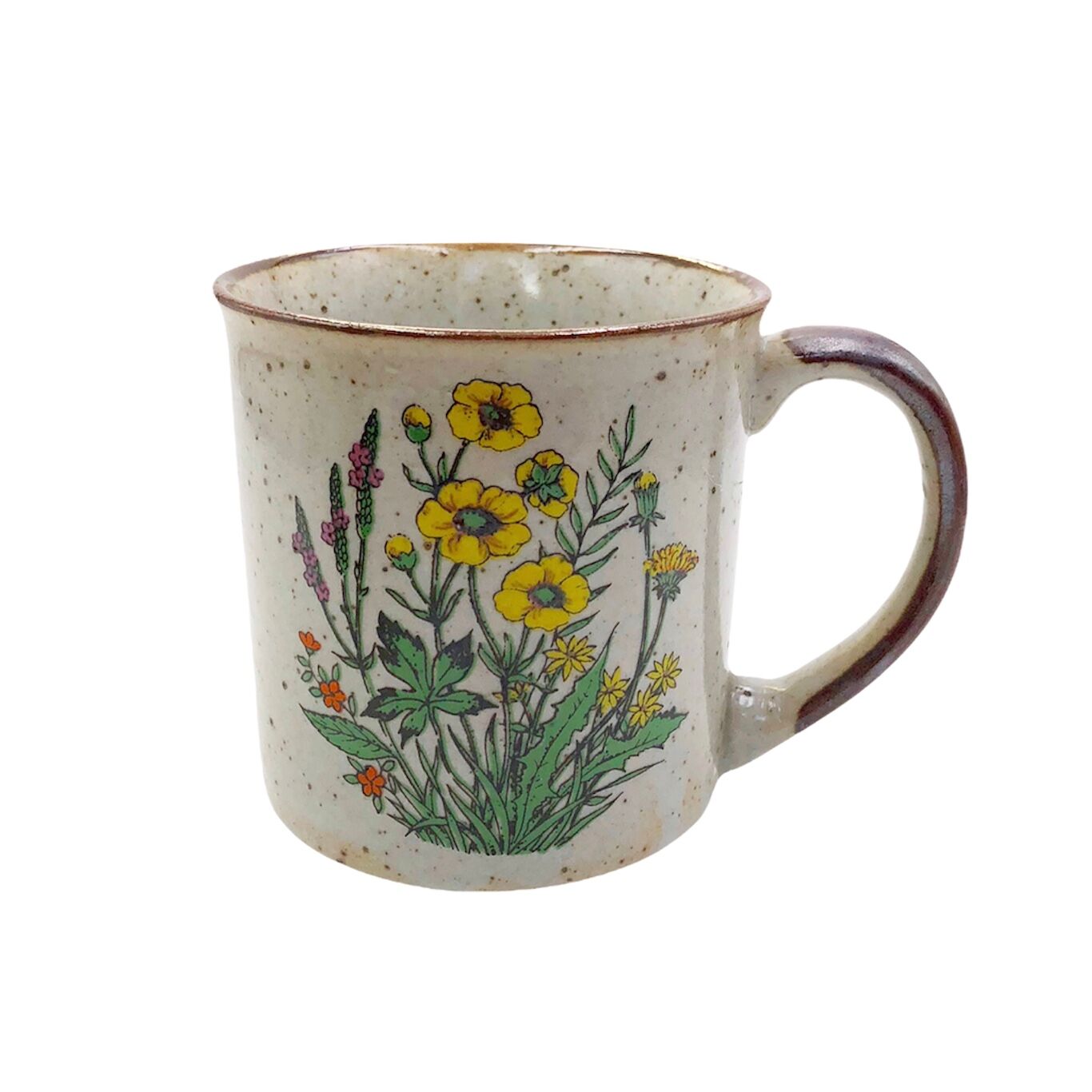 Two vintage mugs orddy in sandstone