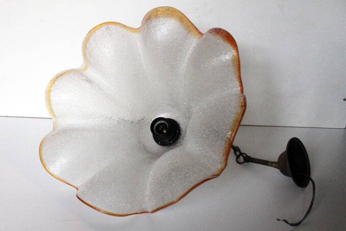 Suspension en verre de Murano, 70'