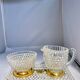 Gold-plated Bohemian crystal coffee set – 1960s/1980s