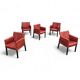 Ensemble de 5 chaises Gerard van den Berg 'Fellini' pour Label, années 1990
