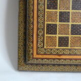 Boite d'échecs en marqueterie