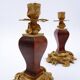 Pair of Napoleon III style gilt bronze Candle Holders