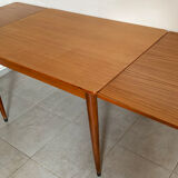 Table scandinave en teck des années 60 extensible
