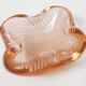 Murano ashtray, pink with bubbles, 1960, 7.5cm