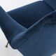 Ensemble de 2 fauteuils italiens bleu foncé