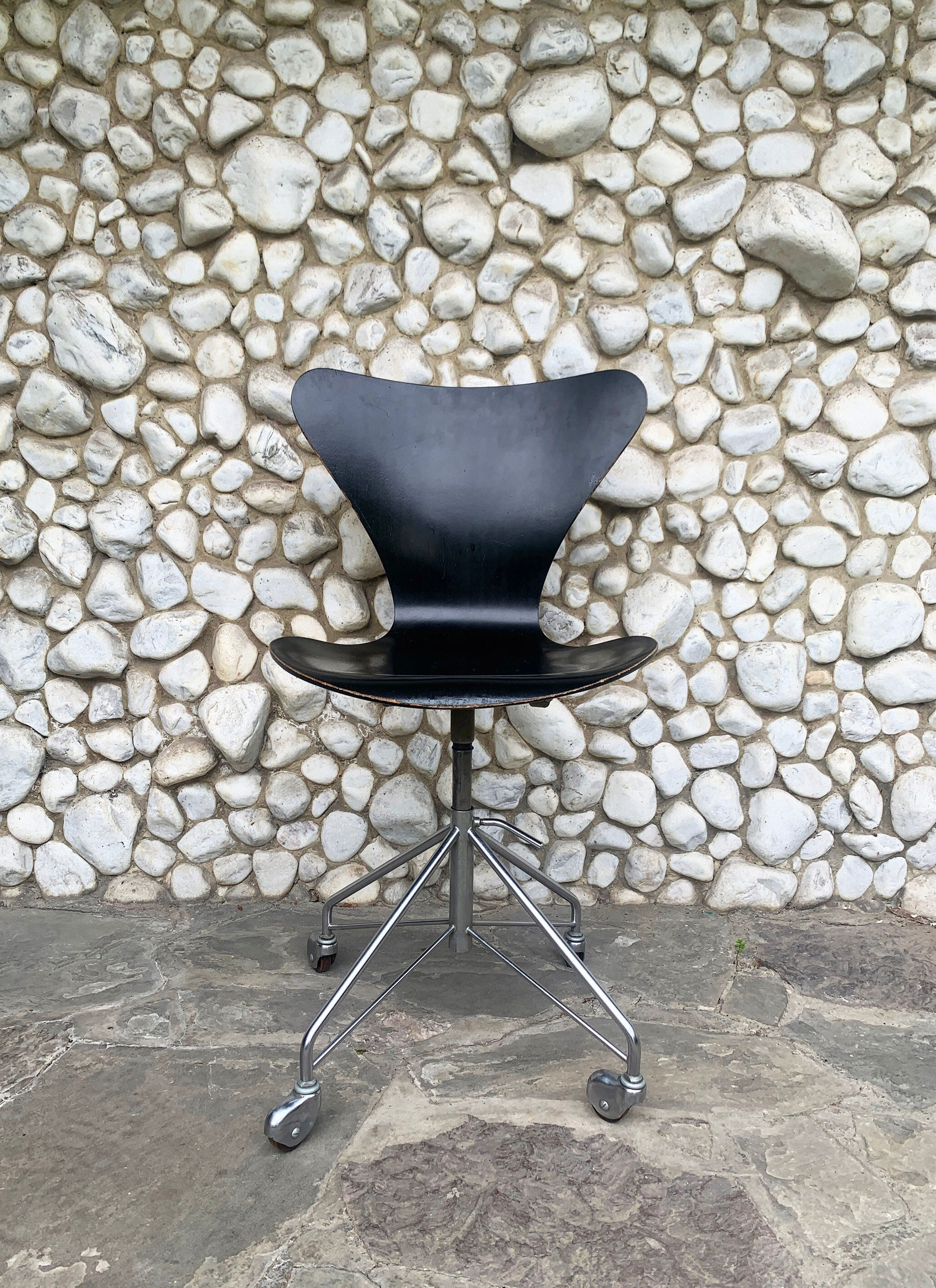 Office chair 3117, Arne Jacobsen for Fritz Hansen, Denmark, vintage 1960s