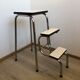 Stepladder formica ivory and black 60