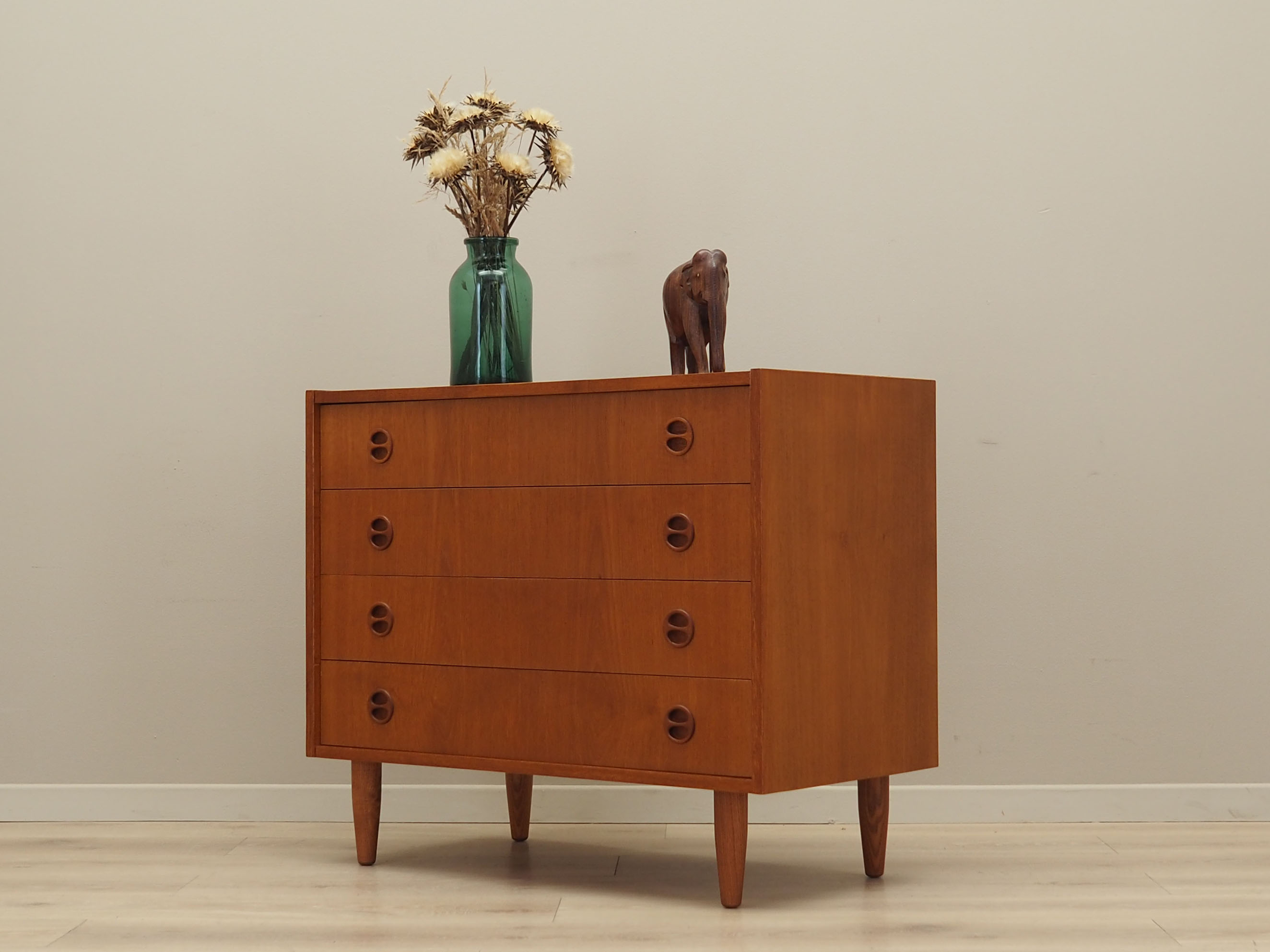 Commode en teck, design danois, années 1970, Danemark